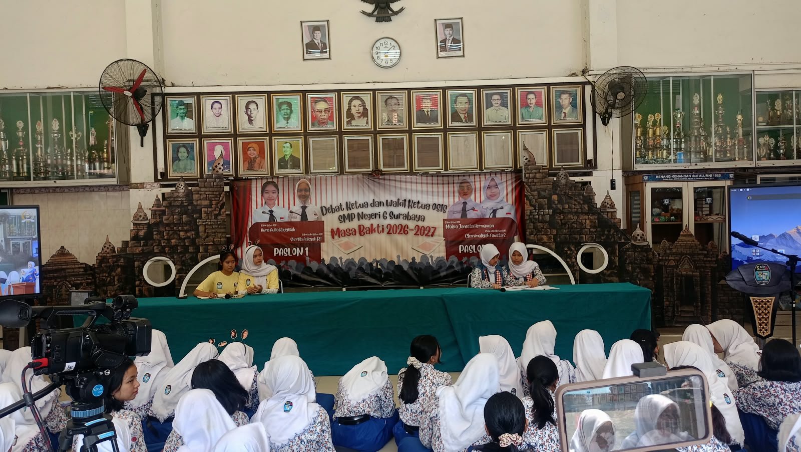 Adu Gagasan dan Visi: Debat Calon Ketua dan Wakil Ketua OSIS SMPN 6 Surabaya Masa Bakti 2026–2027