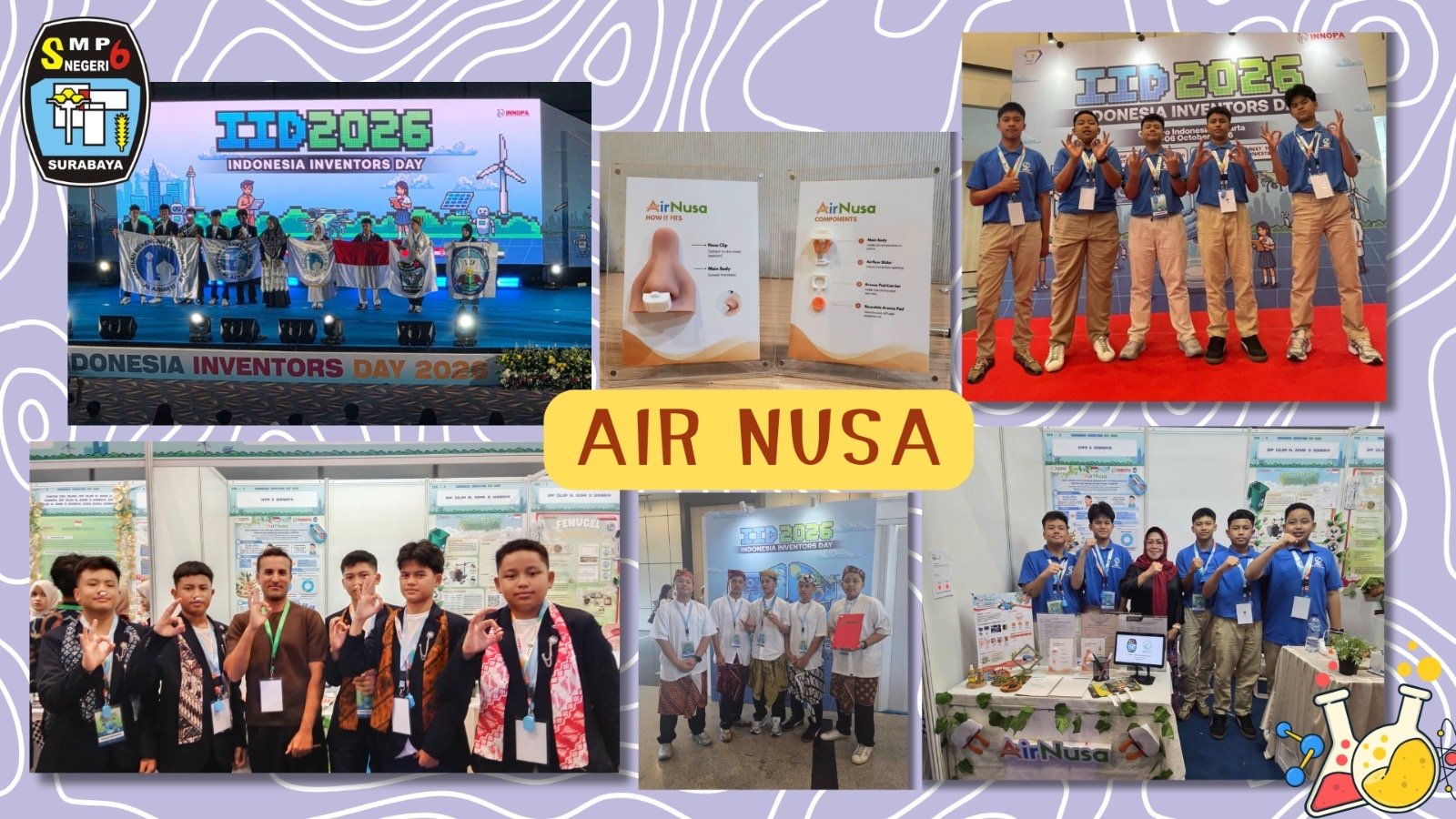🏆 Siswa SMP Negeri 6 Surabaya Raih Gold Medal pada Indonesia Inventors Day (IID) 2026 di Jakarta🏆