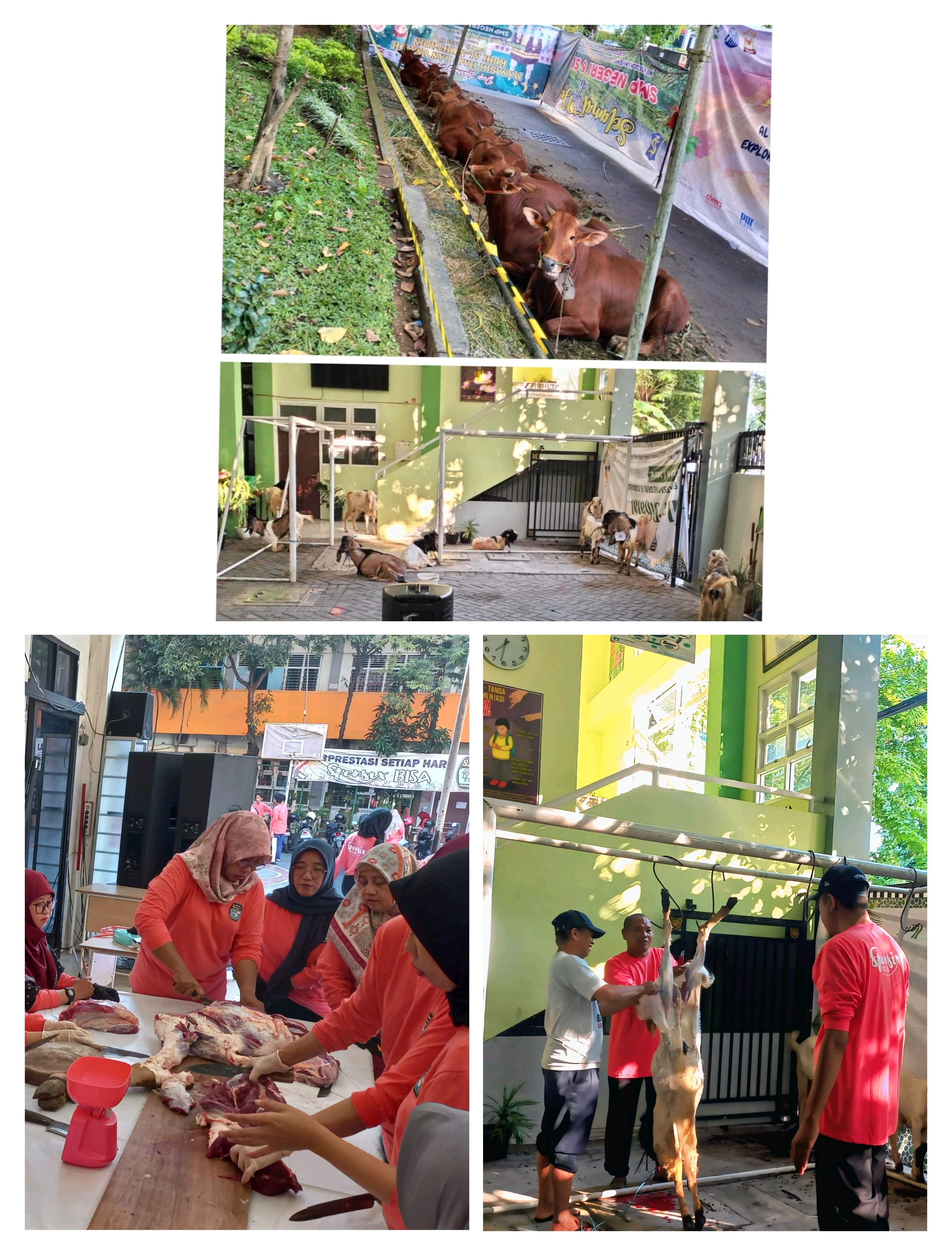 Semangat Kebersamaan dan Berbagi di Hari Raya Idul Adha 1446 H SMP Negeri 6 Surabaya