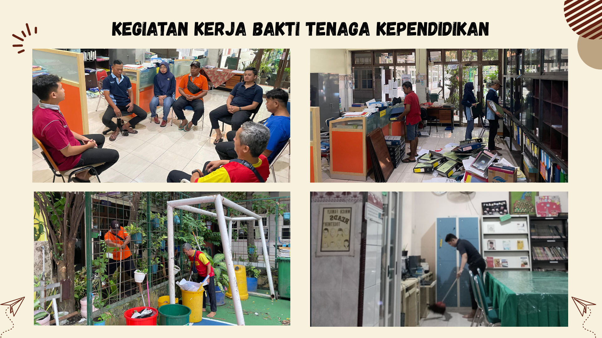 Jaga Lingkungan Sekolah Kita, Bersama Bersihkan SMPN 6 Surabaya!