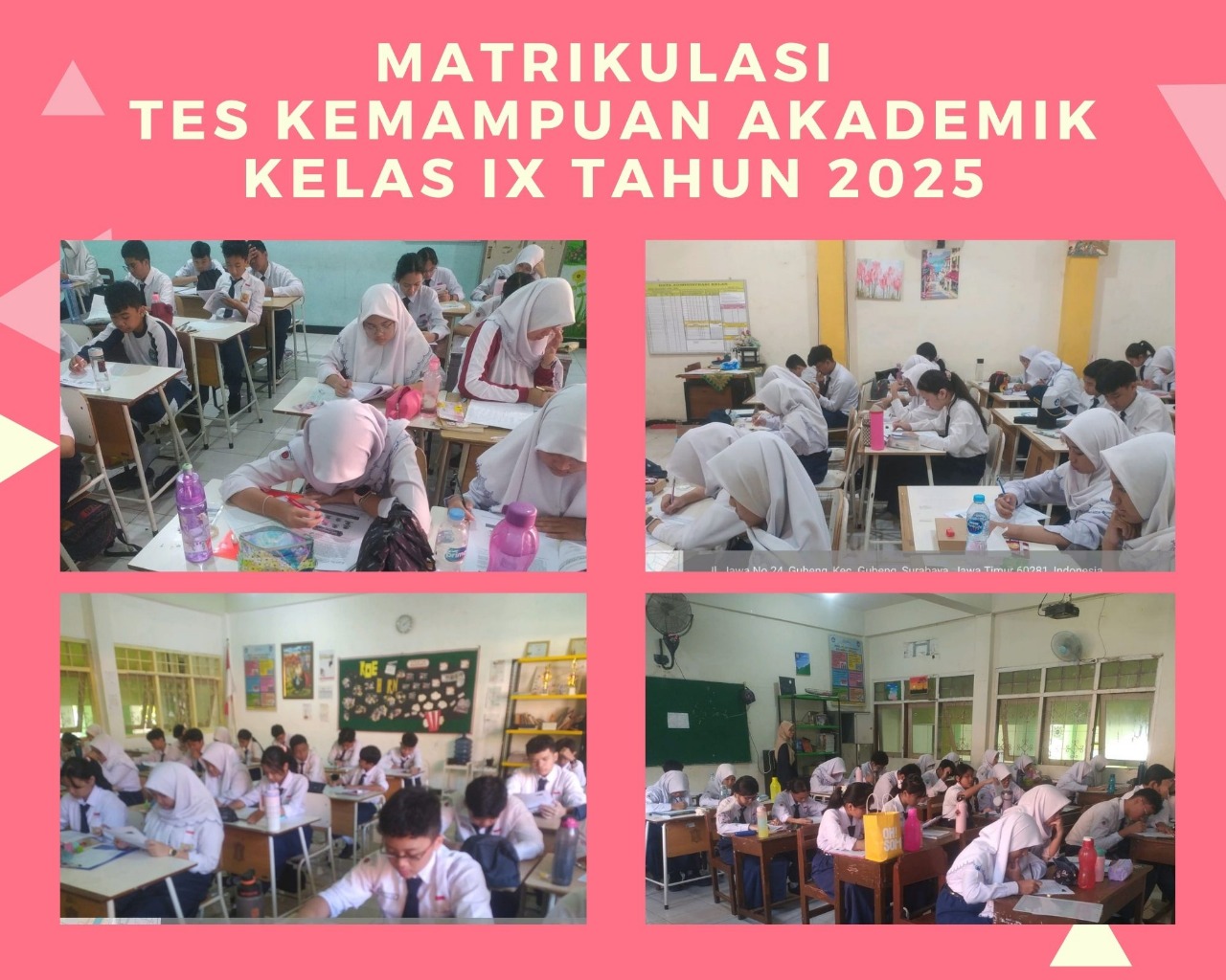 SMP Negeri 6 Surabaya Gelar Matrikulasi Tes Kemampuan Akademik (TKA) Kelas IX Bersama SSC Surabaya