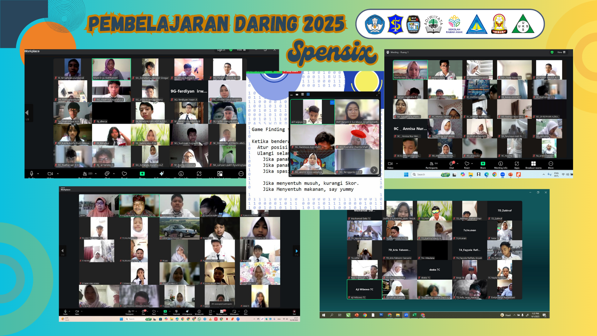 ✨ PJJ Daring 1–4 September 2025 ✨Walau jarak memisahkan, semangat belajar tetap menyatukan.