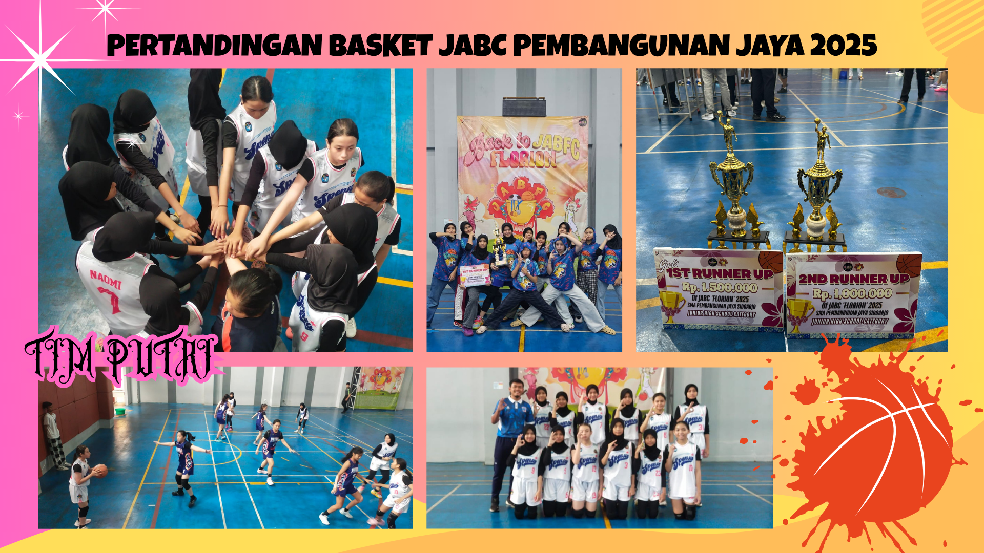 Final day, Pertandingan Berjalan Sengit Antara SMP Negeri 6 Surabaya Melawan SMP Petra 1 Surabaya.